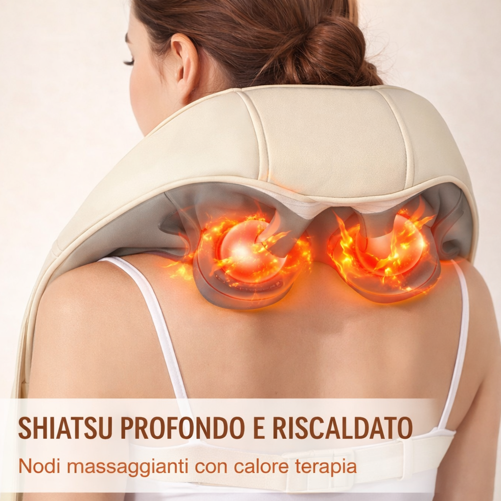 +Sollievo™ Massaggiatore Cervicale Shiatsu