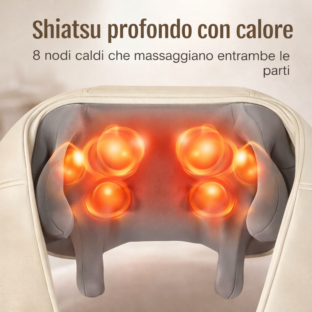 +Sollievo™ Massaggiatore Cervicale Shiatsu