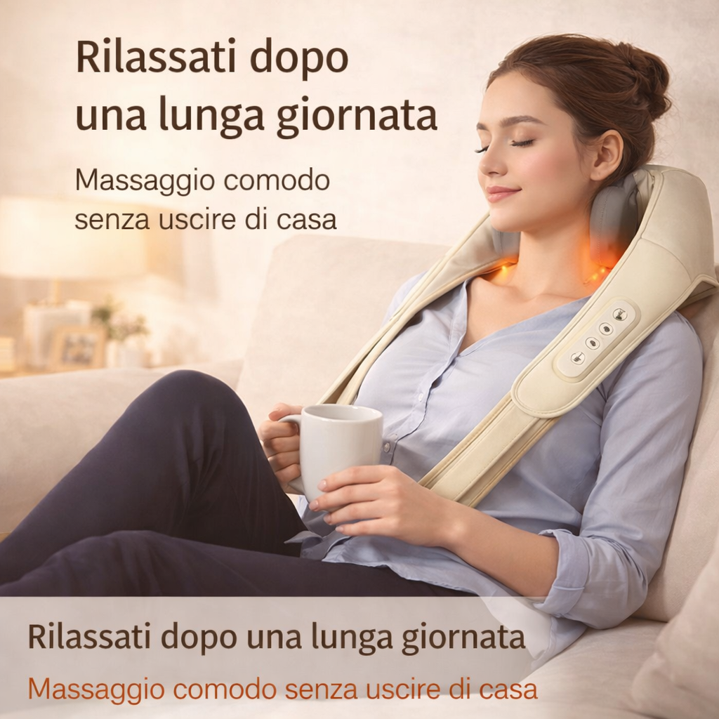 +Sollievo™ Massaggiatore Cervicale Shiatsu